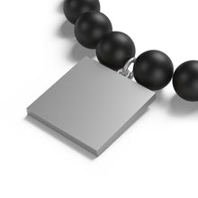 Load image into Gallery viewer, mesSAGE black Onyx mate bracelet