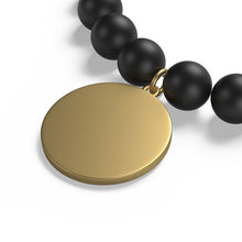 Load image into Gallery viewer, mesSAGE black Onyx mate bracelet