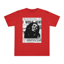 Load image into Gallery viewer, World News BOB MARLEY Unisex Deluxe T-shirt (full face/middle)
