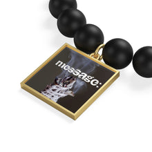 Load image into Gallery viewer, mesSAGE black Onyx mate bracelet