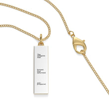 Load image into Gallery viewer, The Weapons That Formed ...sacred reminder Single Loop Necklace