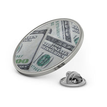 Load image into Gallery viewer, " 'Benjamins' Button" Metal Money Pin