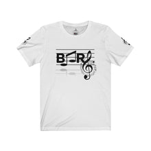 Load image into Gallery viewer, Rockstar &quot; Bars &quot; Unisex Jersey Short Sleeve Tee (white)