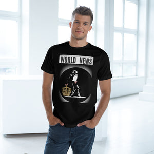 World News MICHAEL JACKSON Unisex Deluxe T-shirt (w/crown)