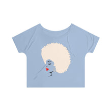 Load image into Gallery viewer, " Melanin Melanie " (blonde from / red lippie )  Women's Slouchy top