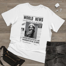 Load image into Gallery viewer, World News MARVIN GAYE (white beanie) Unisex Deluxe T-shirt