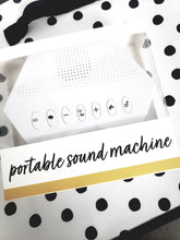 Load image into Gallery viewer, 4-Sound Option Portable Home Nightstand or Office Desk SOUND MACHINE
