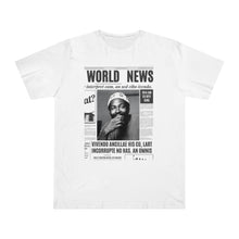 Load image into Gallery viewer, World News MARVIN GAYE (white beanie) Unisex Deluxe T-shirt