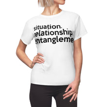 Load image into Gallery viewer, Red Table Talk / Jada Pinkett Smith inspired Entanglement (black stitch) Tshirt
