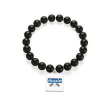 Load image into Gallery viewer, " Hussle (To Be Continued) "๐  Matte Black Onyx Bracelet