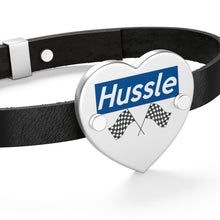 Load image into Gallery viewer, Hussle (To Be Continued) ๐  Leather/silver Bracelet