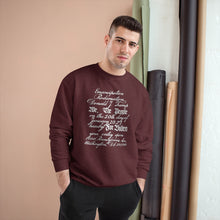 Load image into Gallery viewer, U.S. Constitution Designed Emancipation Trump - Biden TeeAllAboutIt x Champion Sweatshirt