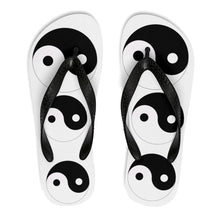 Load image into Gallery viewer, " Yin and Yang " UNISEX Flip-Flops