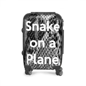 " Snake on a Plane " snakes skin Durable suitcase