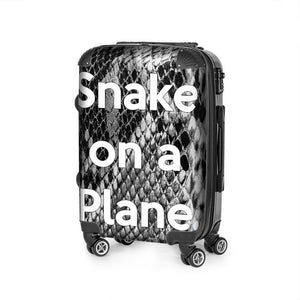 " Snake on a Plane " snakes skin Durable suitcase