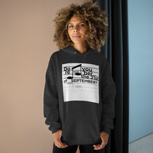 Load image into Gallery viewer, Earth Wind & Fire Inspired / 21st of September UNISEX EcoSmartĀ® Pullover Hoodie Sweatshirt