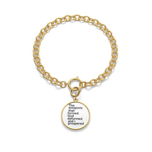 Load image into Gallery viewer, The Weapons That Formed ...sacred reminder Chunky Chain Bracelet
