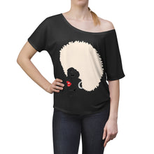 Load image into Gallery viewer, " Melanin Melanie " (blonde from / red lippie )  Women's Slouchy top