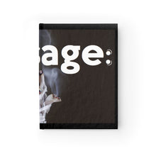 Load image into Gallery viewer, mesSAGE (black) Journal - Ruled Line