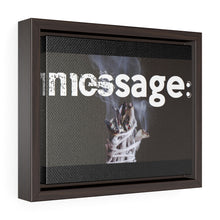 Load image into Gallery viewer, mesSAGE  Horizontal Framed Premium Gallery Wrap Canvas (wall decor)
