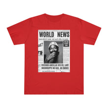 Load image into Gallery viewer, World News MARVIN GAYE (white beanie) Unisex Deluxe T-shirt