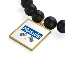 Load image into Gallery viewer, " Hussle (To Be Continued) "๐  Matte Black Onyx Bracelet