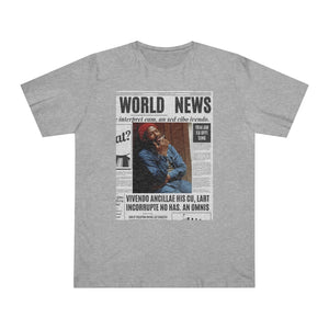 World News MARVIN GAYE (red cap) Unisex Deluxe T-shirt