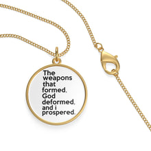 Load image into Gallery viewer, The Weapons That Formed ...sacred reminder Single Loop Necklace