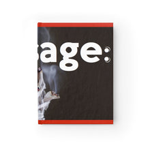 Load image into Gallery viewer, mesSAGE (red) Journal - Ruled Line