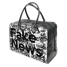 Load image into Gallery viewer, Multi-Stamped "Fake News" Bag Inspired by Saweetie