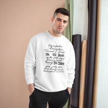 Load image into Gallery viewer, U.S. Constitution Designed Emancipation Trump - Biden TeeAllAboutIt x Champion Sweatshirt