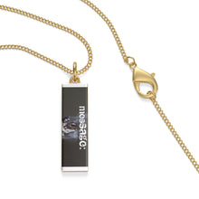 Load image into Gallery viewer, mesSAGE single loop laurel coined necklace