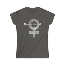Load image into Gallery viewer, PheNOMENal Woman, Women's Softstyle Tee (white)