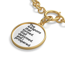 Load image into Gallery viewer, The Weapons That Formed ...sacred reminder Chunky Chain Bracelet