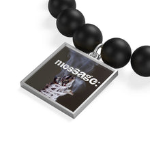 Load image into Gallery viewer, mesSAGE black Onyx mate bracelet