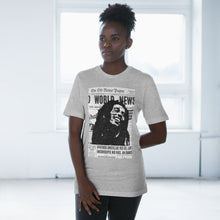 Load image into Gallery viewer, World News BOB MARLEY Unisex Deluxe T-shirt (full face/middle)