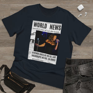 World News MARIAH CAREY Unisex Deluxe T-shirt