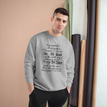Load image into Gallery viewer, U.S. Constitution Designed Emancipation Trump - Biden TeeAllAboutIt x Champion Sweatshirt