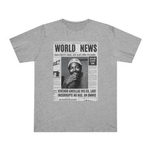Load image into Gallery viewer, World News MARVIN GAYE (white beanie) Unisex Deluxe T-shirt