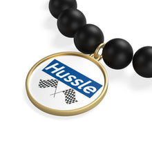 Load image into Gallery viewer, " Hussle (To Be Continued) "๐  Matte Black Onyx Bracelet