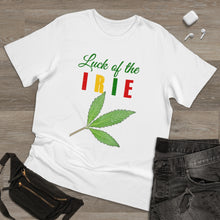 Load image into Gallery viewer, Luck of the Irie Deluxe T-shirt (white)
