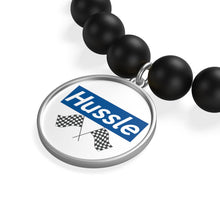 Load image into Gallery viewer, " Hussle (To Be Continued) "๐  Matte Black Onyx Bracelet