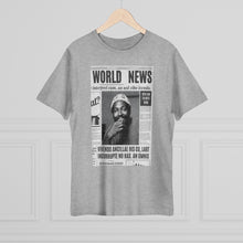 Load image into Gallery viewer, World News MARVIN GAYE (white beanie) Unisex Deluxe T-shirt