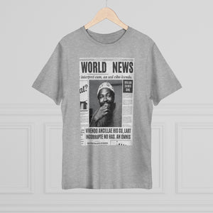 World News MARVIN GAYE (white beanie) Unisex Deluxe T-shirt