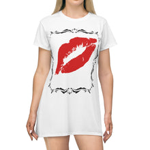 Load image into Gallery viewer, Kiss the Mirror T-shirt Dress