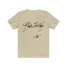 Load image into Gallery viewer, Black Girl Magic (big block front x signature series back) Bella Canvas™ Unisex Jersey Short Sleeve Tee