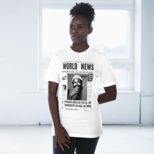 Load image into Gallery viewer, World News MARVIN GAYE (white beanie) Unisex Deluxe T-shirt
