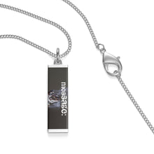 Load image into Gallery viewer, mesSAGE single loop laurel coined necklace