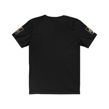 Load image into Gallery viewer, Rockstar &quot; Jazz Personality G Mentality Peace to Soul Train &quot; Unisex Jersey Short Sleeve Black Tee