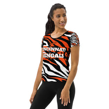 Load image into Gallery viewer, CINCINNATI BENGALS SUPER BOWL / Championship Women's Athletic T-shirt
